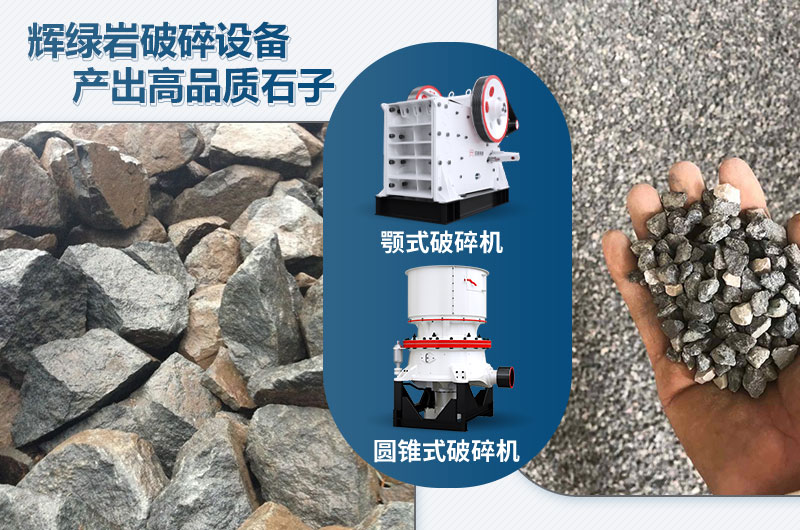 輝綠巖破碎可用的破碎機有哪些？價格多少？